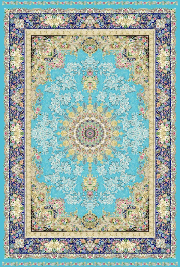 Semi Hand-Knotted Kashan Persian Carpet – Traditional Elegance - Image 2