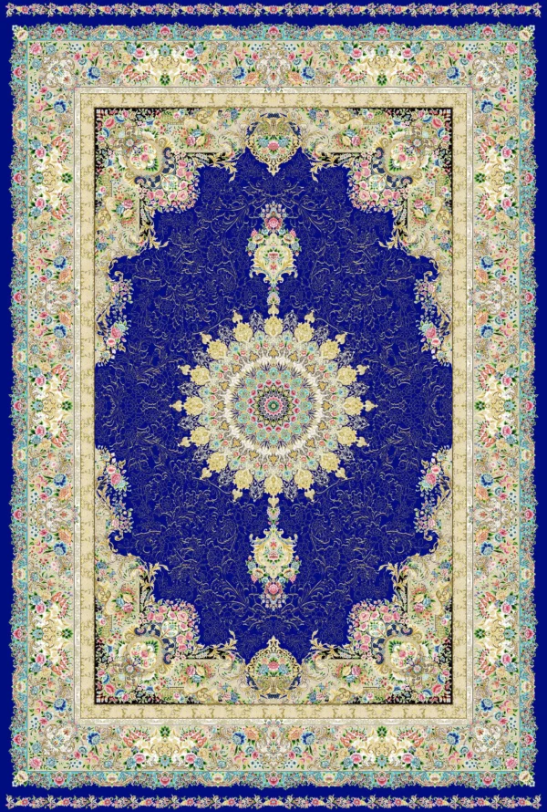 Semi Hand-Knotted Kashan Persian Carpet – Traditional Elegance - Image 7