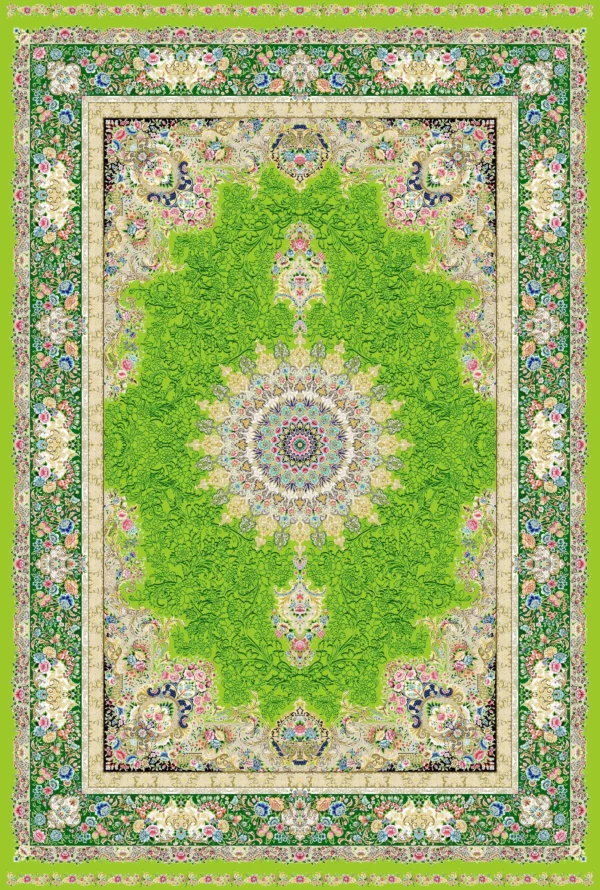Semi Hand-Knotted Kashan Persian Carpet – Traditional Elegance - Image 6